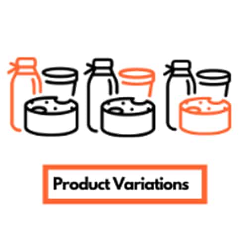 Creating Product variations ( IF available)